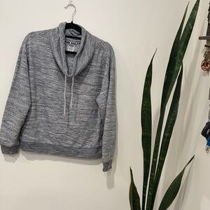 PINK Victoria's Secret Heathered Gray Cowl Neck Top